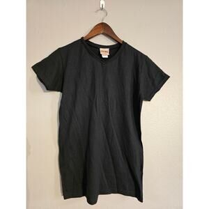 Vintage Black Shirt Small Wild West Shirt Co 90s Blank Tee